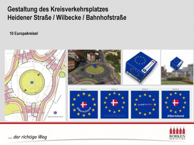 Einladung zum Vorentscheid für die Gestaltung des neuen Kreisverkehres