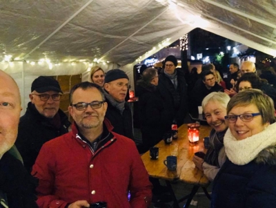 Weihnachtsmarkt Stammtisch des Partnerschaftsvereins